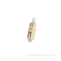 Adaptador de fibra óptica LC Simplex